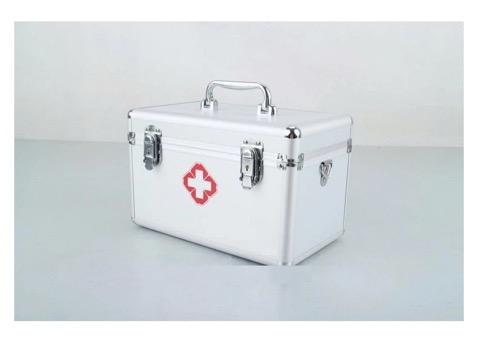 Hộp Đựng Đồ Sơ Cứu Nhôm ( Chưa Kèm Đồ Sơ Cứu)