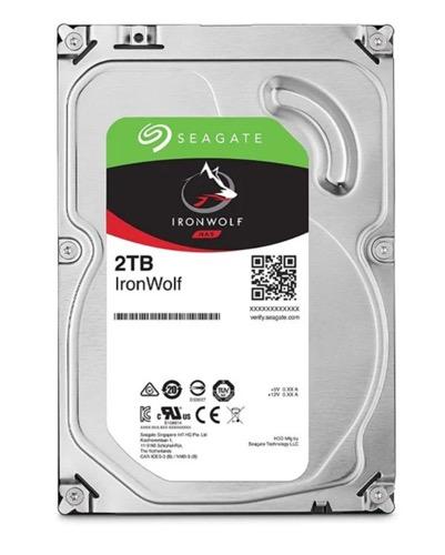 Ổ Cứng HDD SEAGATE IronWolf 2TB 3.5 inch, 5400RPM, SATA III, 256MB Cache (ST2000VN003)